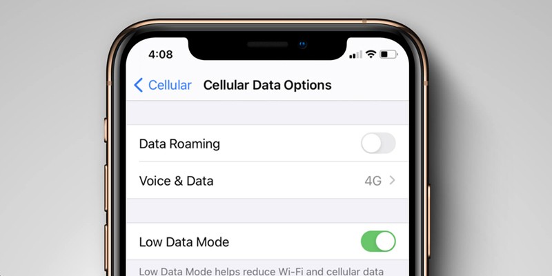 نحوه خاموش کردن حالت Low Data در آیفون و آیپد