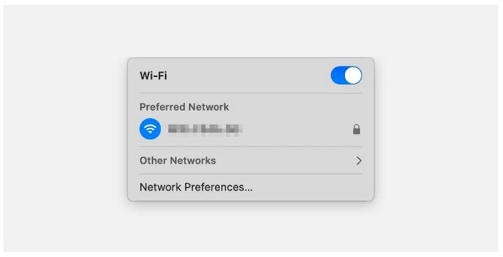 مک خود را به یک شبکه Wi-Fi مخفی متصل کنید