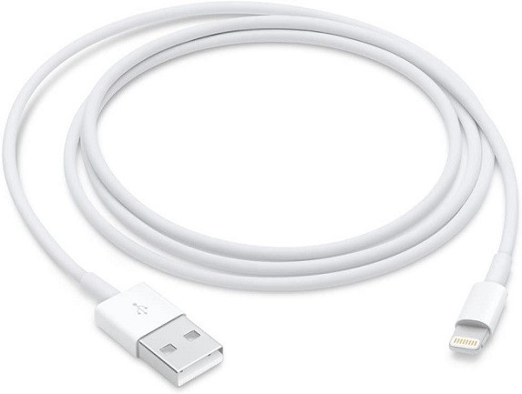 کابل لایتنینگ به USB اپل (Lightninig To USB) برای شارژ دستگاه‌های مختلف اعم از آیفون، آیپاد و آیپد ارائه شده است